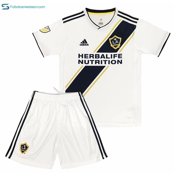 Camiseta Los Angeles Galaxy 1ª Niños 2017/18 Blanco